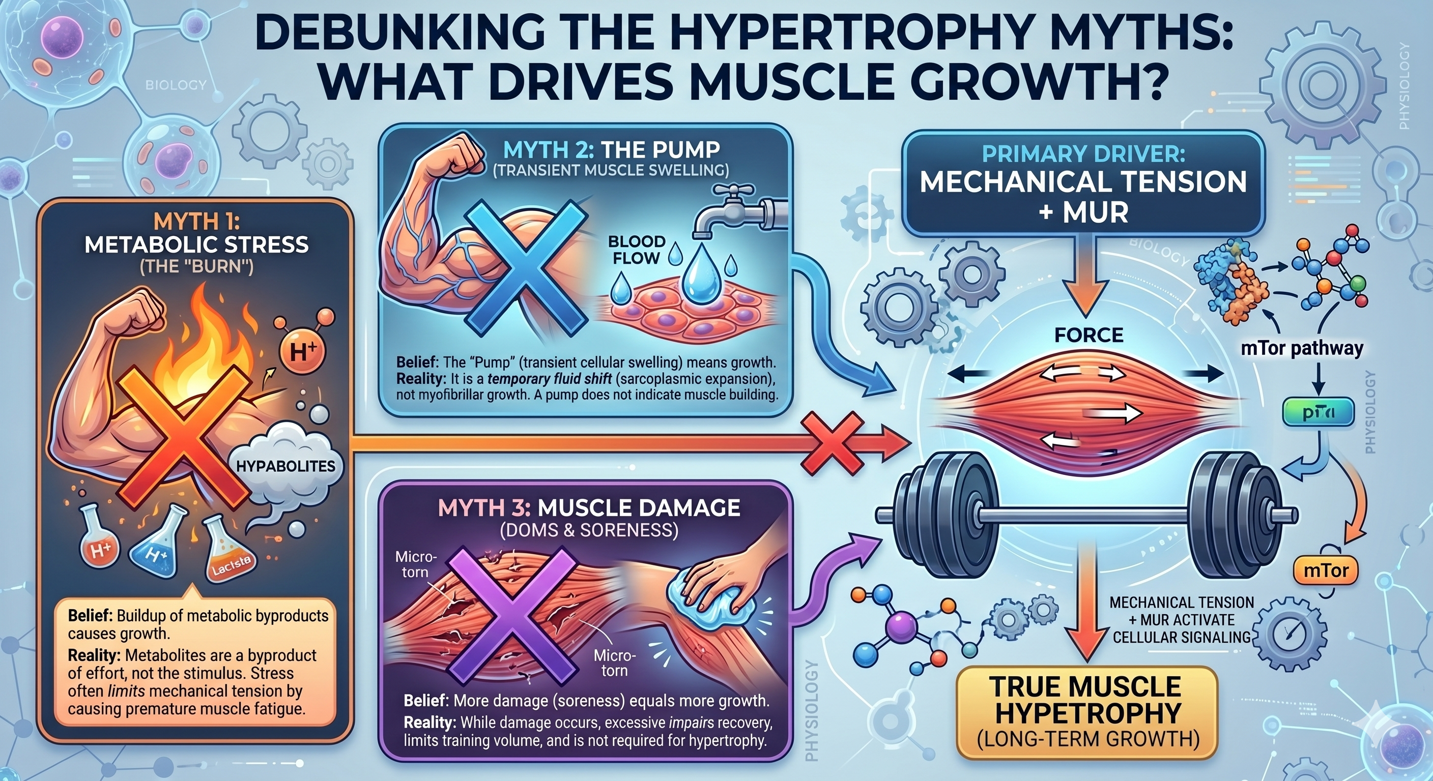 The Triad of Hypertrophy Myths