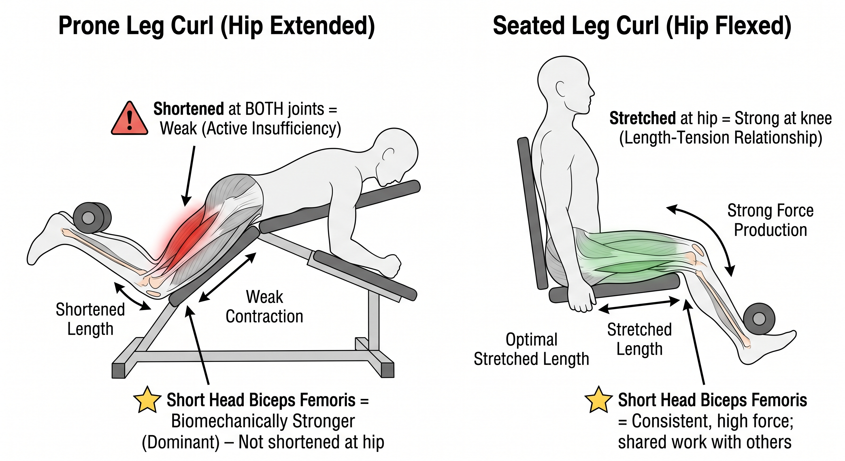 Active Insufficiency: Prone vs Seated Leg Curl
